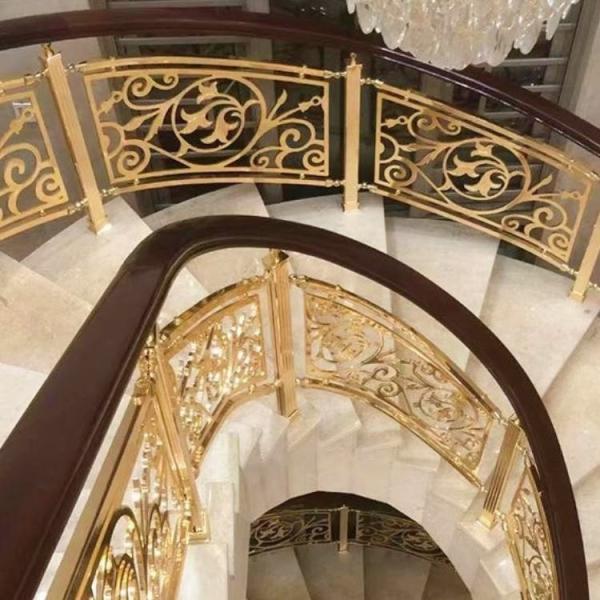 Villa Stainless Steel Banister Home Staircase Stainless Steel Railing