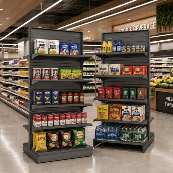 Adjustable Heavy Duty Customizable Supermarket Shelf for Retail Display Shelving