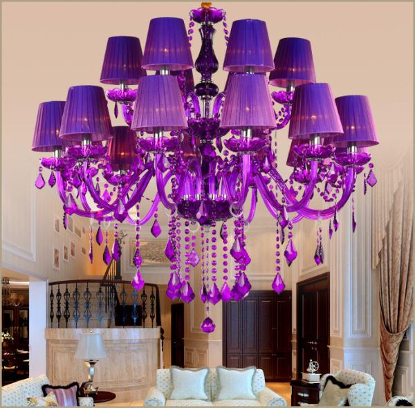 Designer Blue Crystal Chandelier lighting for Bedroom Dining room Kitchen  (WH-CY-34)