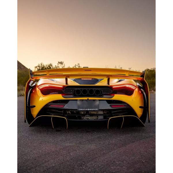 720s Mclaren Body Kit Carbon Fiber Widebody ZE Style Front And Rear Bumper