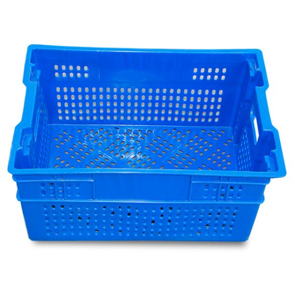 Cheap price plastic stackable crates Mesh nestable and stackable crates