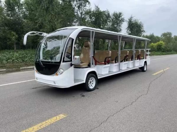 1000kg Customizable Colors Electric Sightseeing Car FNE-C24 Max Load 24 Passengers
