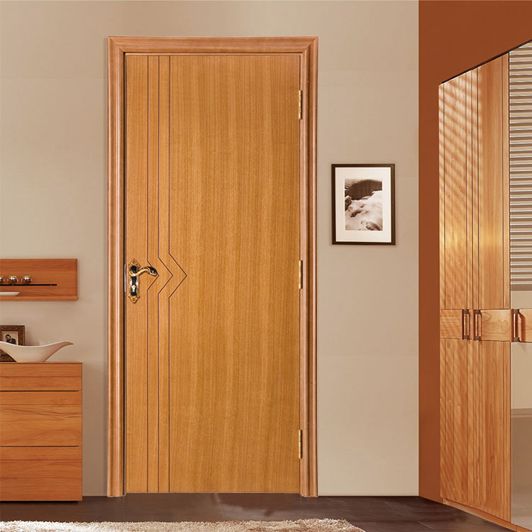 1.0 Hour Solid Wood Flush Fireproof Interior Door