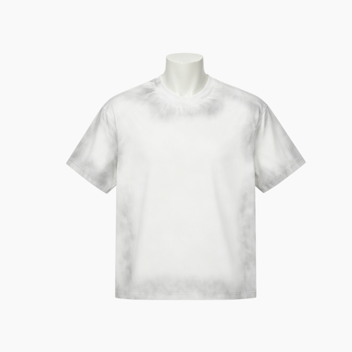 310GSM Basic Crew Neck Tee 100% Cotton Oversized Drop Shoulder T Shirt
