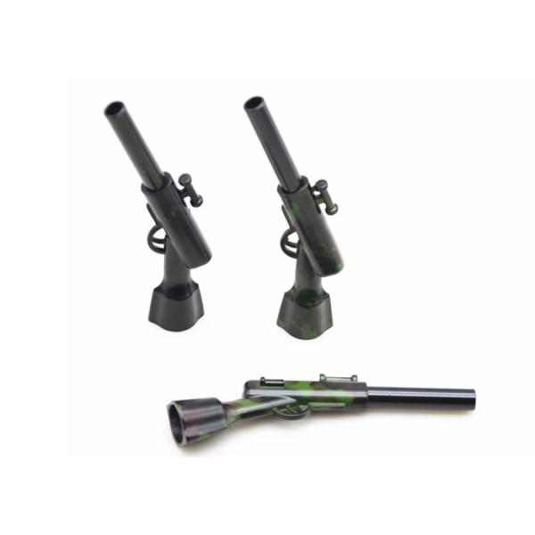 Gun Style Hand Metal Tobacco Smoking Pipes , Mini Gift Tobacoo Pipe