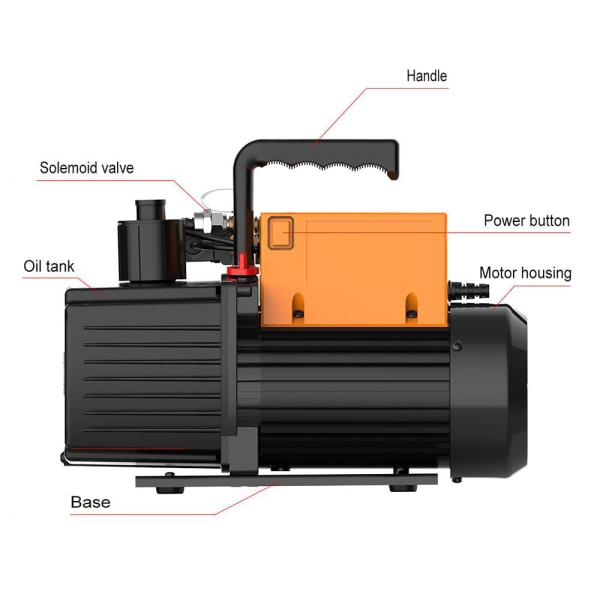 V900 Refrigeration Spare Parts  Vacuum Rotary Vane Pump 9 CFM Dual Stage