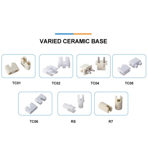 ИК-нагревательный элемент UVIR 3D L-Type с белым покрытием из кварца, 1100 Вт, 115 В
