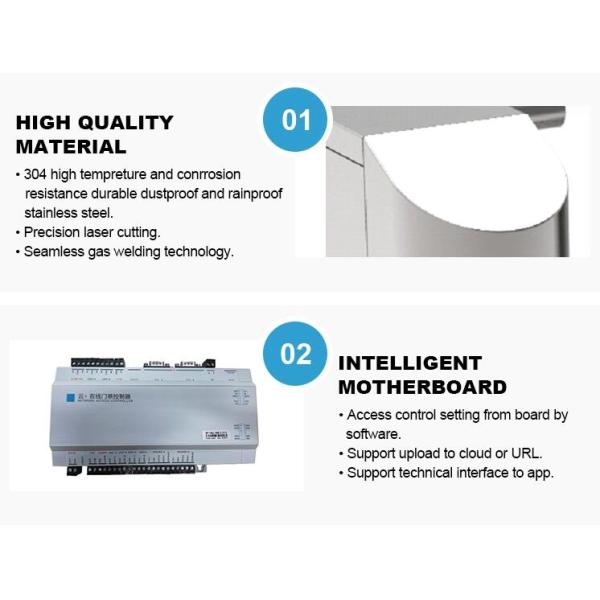 304 турникет откидной рукоятки нержавеющей стали 24V полноавтоматический