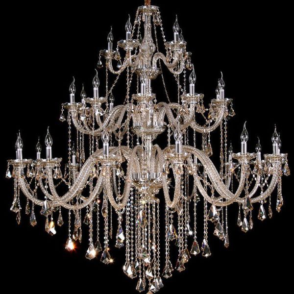 Customized European Luxury LED Chandelier with 4100K Neutral White Light 30000 Hours Lifespan and 360° Beam Angle