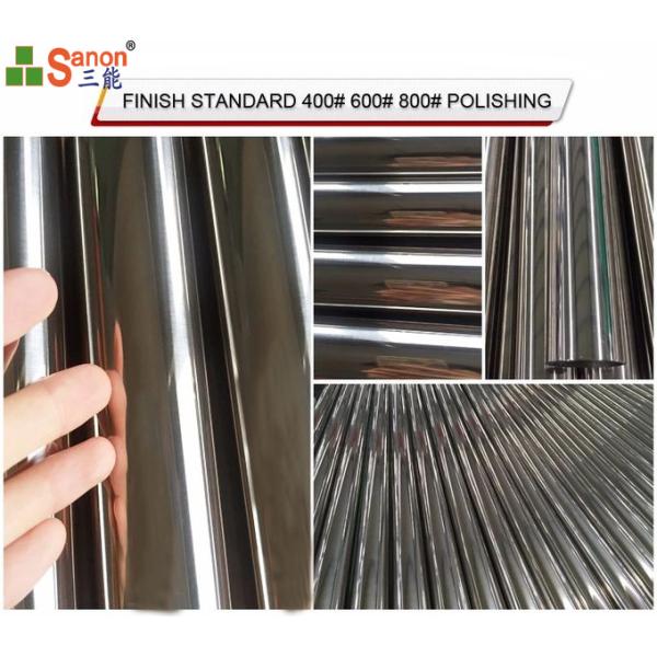 Anti Corrosion Stainless Steel Handrail Tube For Stair Balustrade Balcony