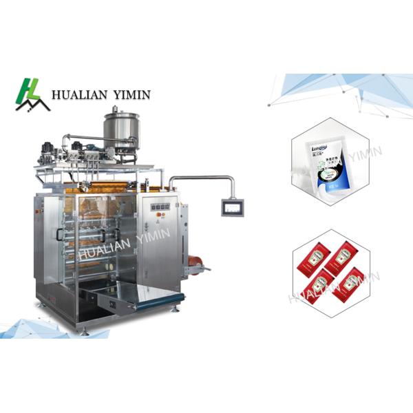 Sus 316 Sachet Packaging Equipment Automatic For Ketchup Shampoo Paste Multi Line packing high efficiency