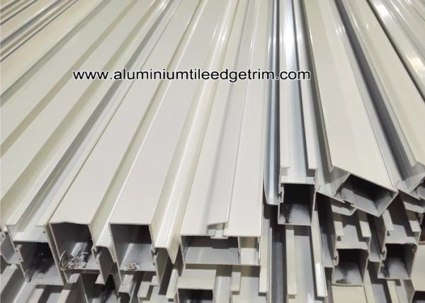 Powder Coating White Aluminum Door Frame Extrusions / Sections / Profiles / Panels
