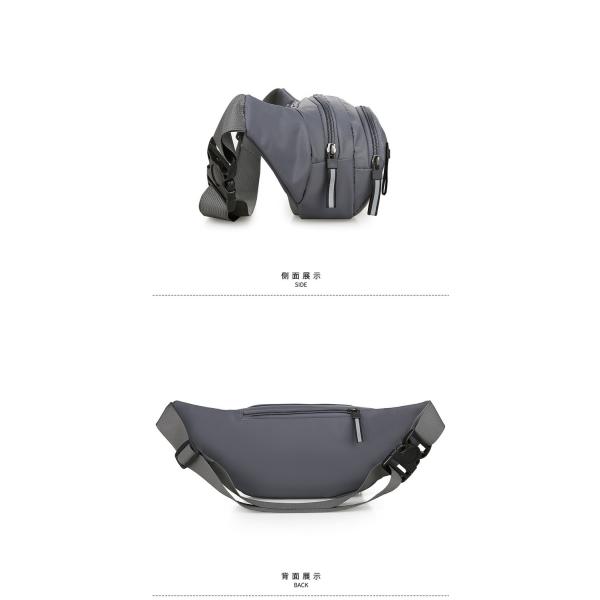 Customized Logo Fashion Waist Bag for Unisex Outdoor Sports and Activities