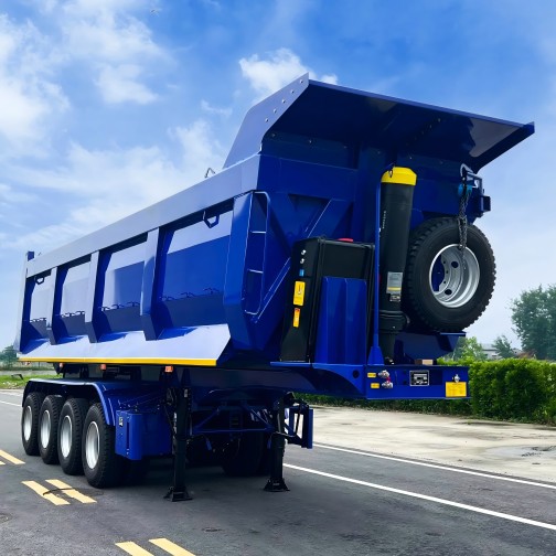 África camión de carga pesada semi-remolque: diseñado para el transporte eficiente y descarga de materiales a granel y desechos