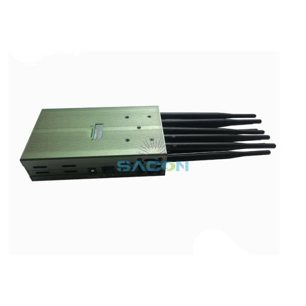 Portable Signal Jammer with 8000mAh Battery 9.5W Output Power for Multi-Band 3G GPS WiFi Blocking