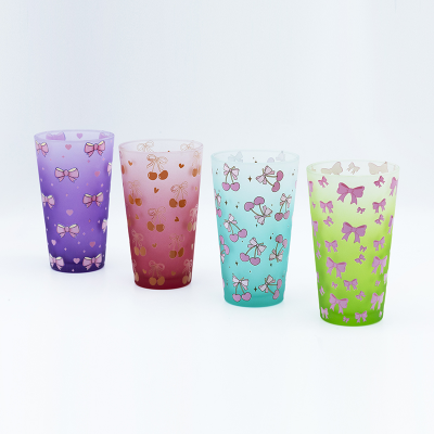 Color Spraying And Decal Firing Memorable Valentine's Day Cup Dia 8.7*5.7 Cm 14.6 Cm For Gift Shoppers