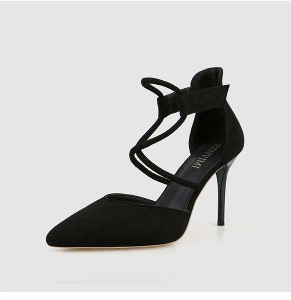 ZM030 289-12 2020 Summer New Style Cross Strap Sexy High Heel Ladies Sandals Women'S Single Shoes Wholesale
