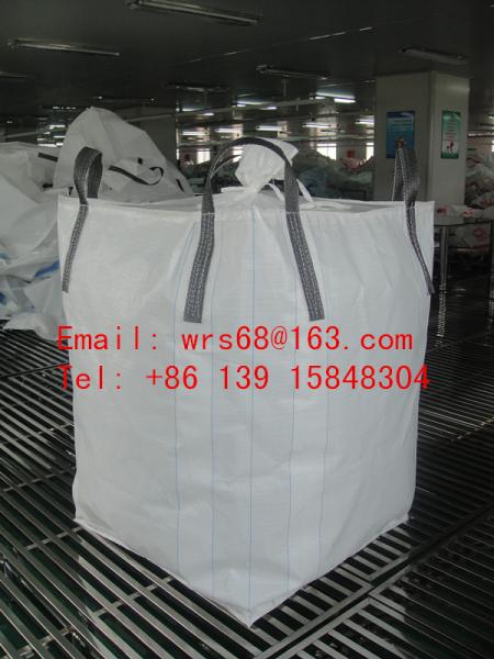 Tubular Type A big 2 Ton Bulk Bags Jumbo bag with PE liner Cement bulk bags
