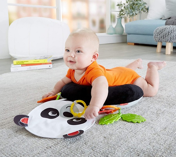 handcrafted подушка времени Tummy панды для новорожденных Washable