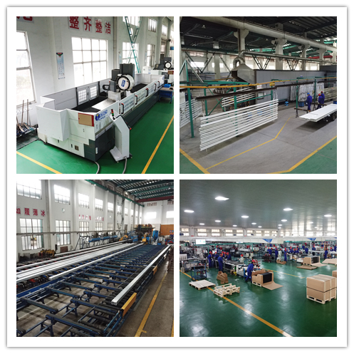 Profil en aluminium industriel de l'extrusion T4/T5, pale de ventilateur industrielle enduite électrophorétique