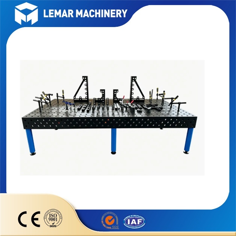 D28 Heavy Dduty Welding Table with Built-in Clamping Grid and Angle Guides