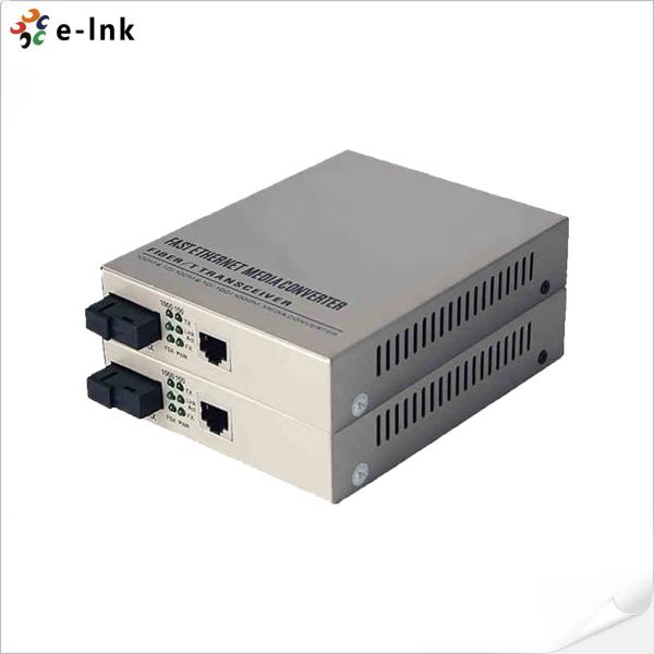 волокно гаван встроенный PSU SC конвертера средств массовой информации локальных сетей WDM 10/100M быстрое