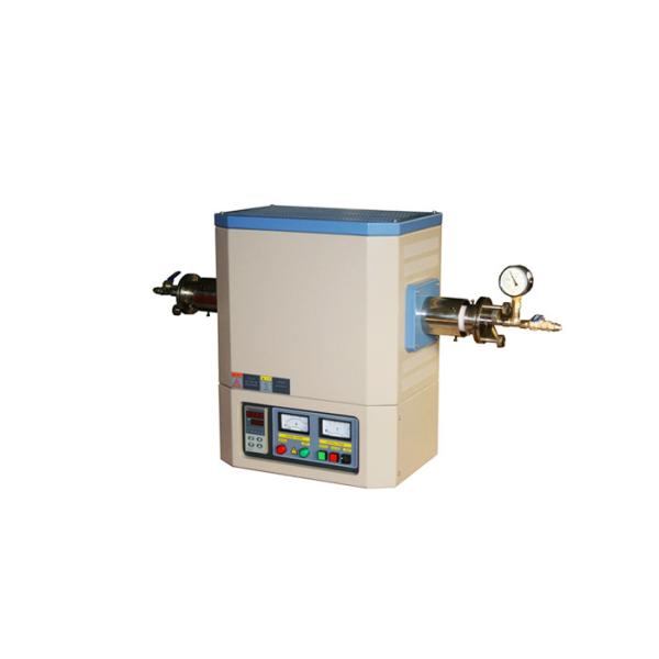 Four de tube de graphite de diffusion de vide, four de tube tournant programmabl