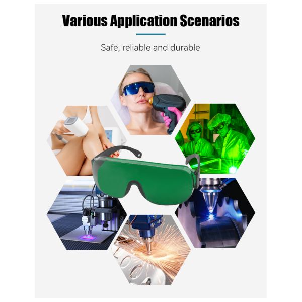 Laser glass eye protection glasses laser safety professional laser glasses ipl glasses OD6 LASER 532 450nm protective glasses laser eye protection co2 laser protection glasses laser level glasses
