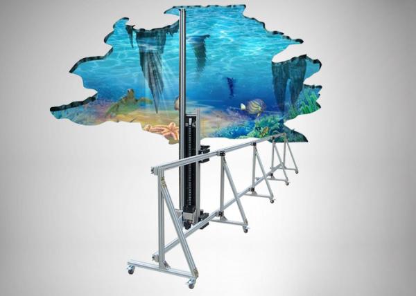Impressora de parede a jato de tinta industrial 3D vertical AC110V com cabo de controle com fio