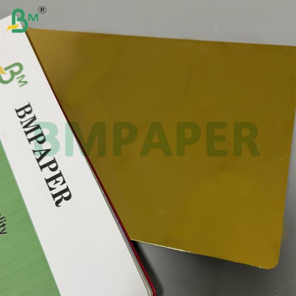 200 g 250 g de cartón metálico Oro 1 lado con espalda blanca 70 x 100 cm