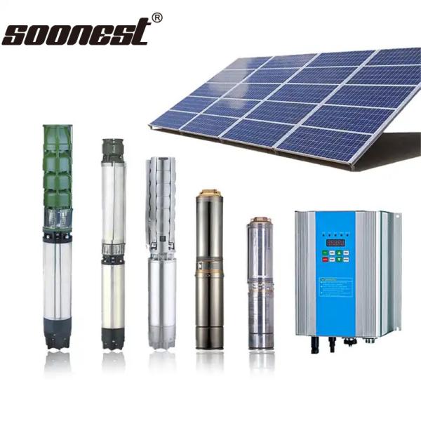 120M 4000W Solar Pump Submersible Centrifugal Pump Solar Water Pumps For Garden All-In-One Heat Pump Pv-Thermal Solar Panel