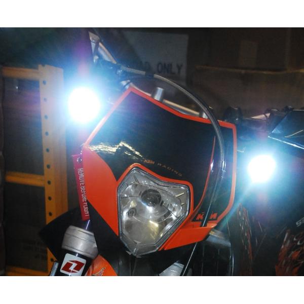 20W High Power Motorcycle LED Headlights , IP67 2000LM Led Motorcycle Headlamp