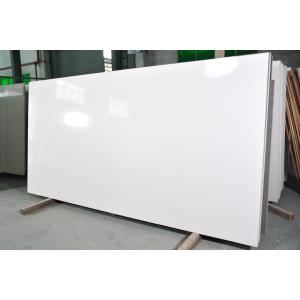 Losa de piedra del cuarzo blanco de alta densidad del reflejo para la encimera de la cocina