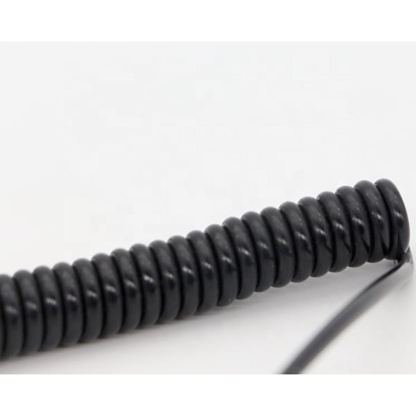 CUSTOM 1M 2M 3M Coil Spiral Spring Male to Male 3.5mm Jack Stereo Aux Audio Cable