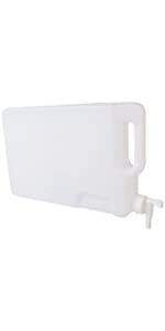 Portable Outdoor Camping Water Bucket With Handle BPA-Free Food Grade Material Square Liquid Storage Container