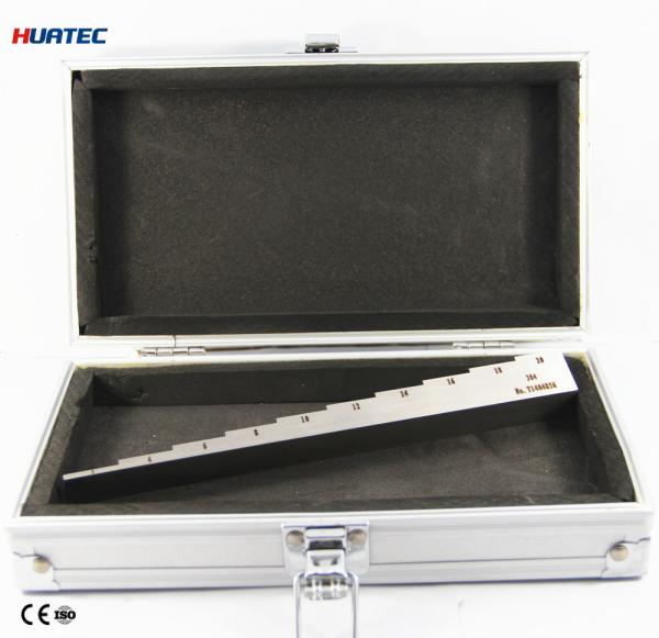 Metric / Imperial Ultrasonic Calibration Blocks Step Wedge 1018 304 4340 Steel