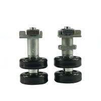 Rolos de nylon resistentes modernos, sulco material de vidro da roda Pa6 U do balcão de Zamark
