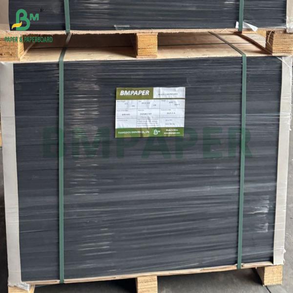 1200 grs 1600 grs Carton noir super lisse 70 cm x 100 cm pour les boîtes rigides