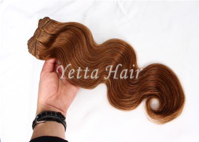 Extensões douradas duradouros do cabelo louro/Weave natural do cabelo humano com Bouncy