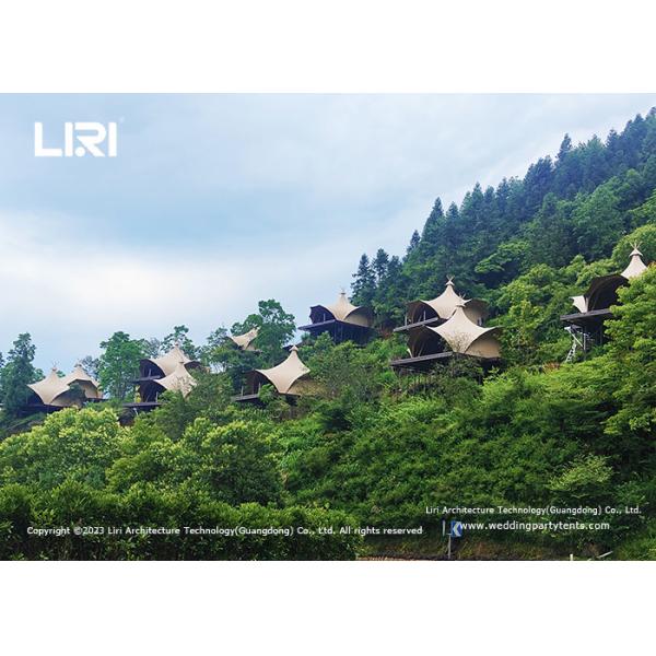 Multi Functional Outdoor Indiana Tent With High Peak Tents For Resort Or Glamping
