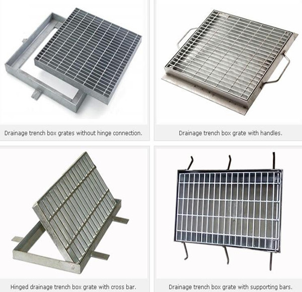 3mm, 6mm Water Floor Drain Cover Stainless Steel Grating With Angle Sided
