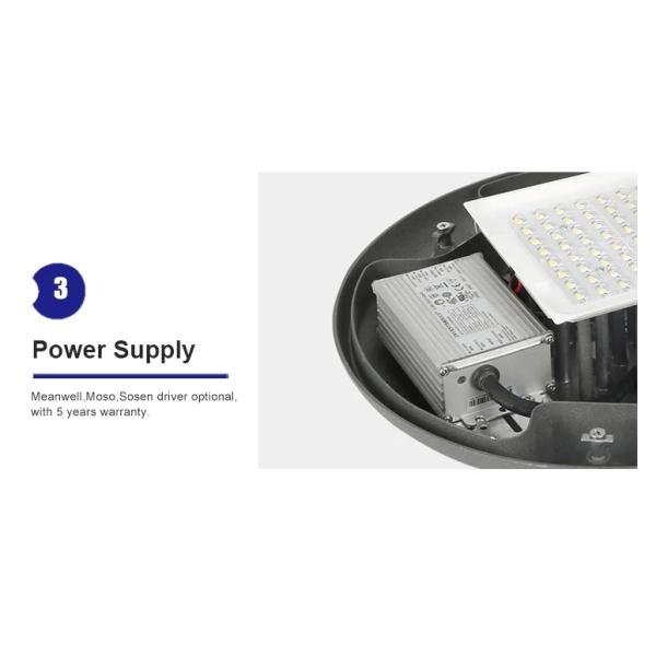 Glass Cover Light Post Top Lamp Decoration Garden Three Arm 30W 60W 80W 90W 120W