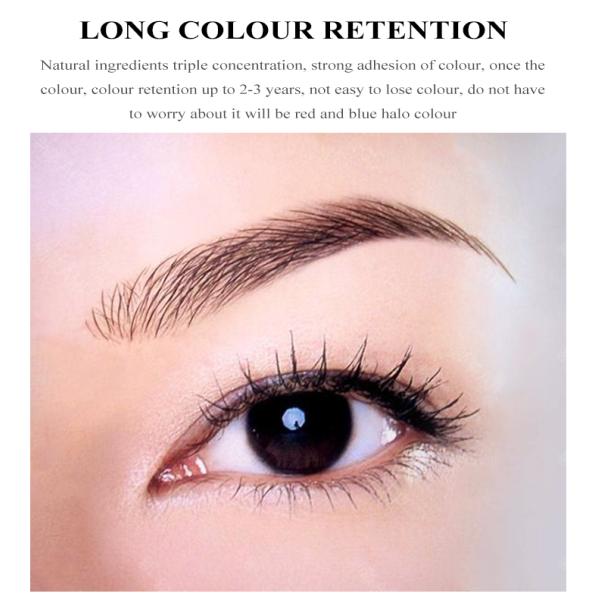 Чистая косметическая постоянная губа пигмента эмульсии макияжа краснеет чернила татуировки брови