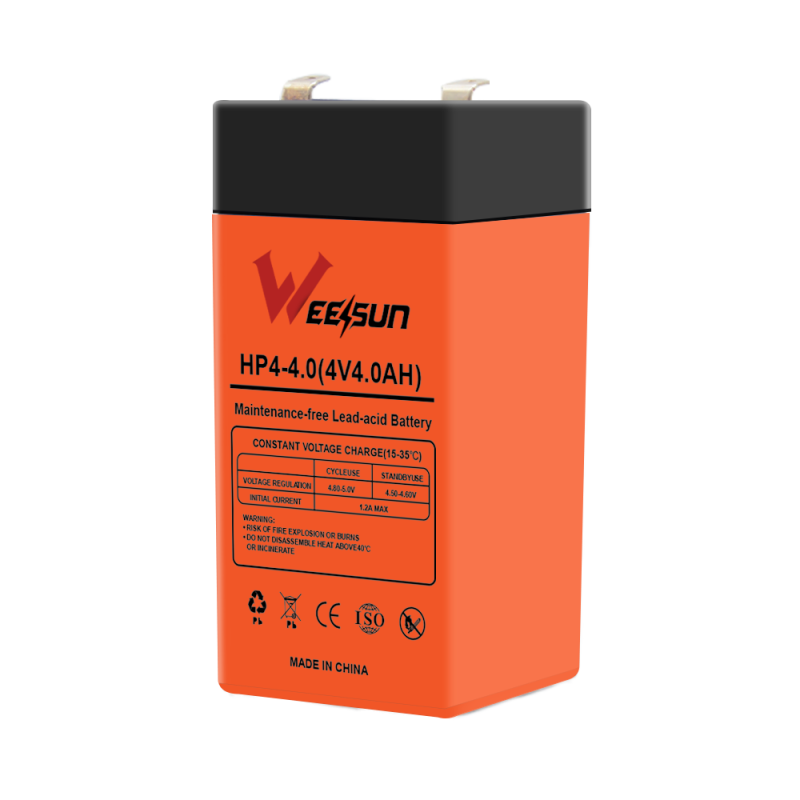 Long Lifespan 4V Battery 2fm4 4v4.5ah 4v5ah 20hr Battery Maintenance Free