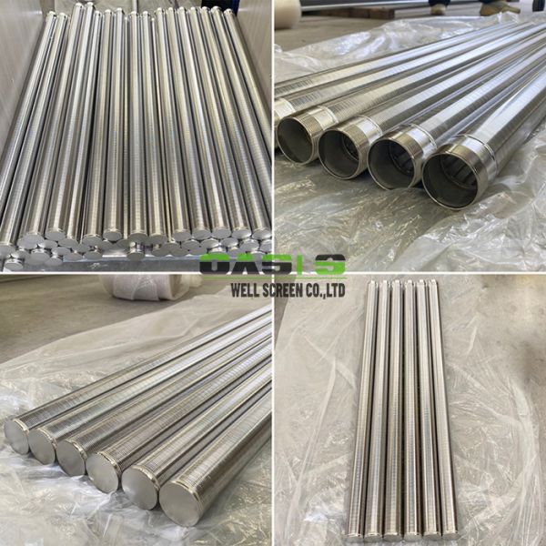 316L Stainless Steel Well Screen Offering Precise Slot Size and Custom Dimensions Suitable for Food Beverage and Mining Industries