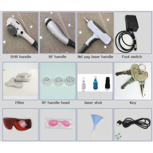 2500W RF Shr Hair Removal Machine With 10.4 Inch Touch Color Screen