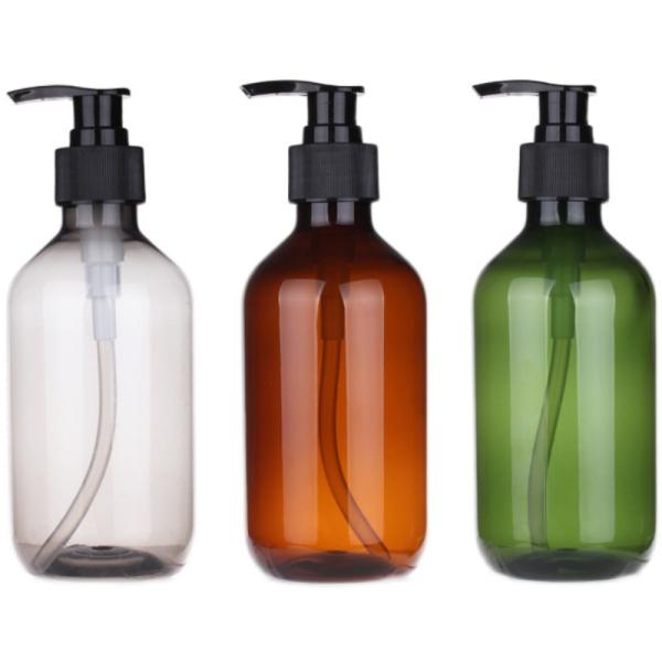 250ml 300ml 500ml Customized PET Bottle With Pump for Baby Shampoo Laundry Shower Gel and Body Shampoo Body Material PET