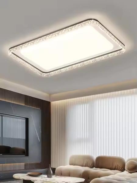 Modern Crystal LED Ceiling Light Surface Mounted For Bedroom Living Room Home Office