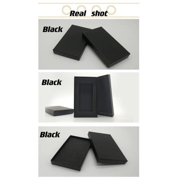 Коробка изготовленного на заказ черного белого мобильного случая упаковывая с губкой ЕВА