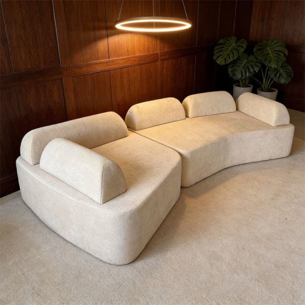 Modern Vacuum Packing Compressed Sofa For Living Room Furniture Modular Sofa Luxury Fabric Corner Sofa Couch Set